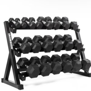 Donación - Rack de mancuernas exagonales