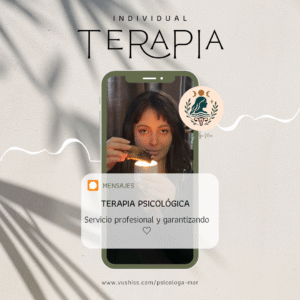 TERAPIA PSICÓLOGICA INDIVIDUAL (Online)